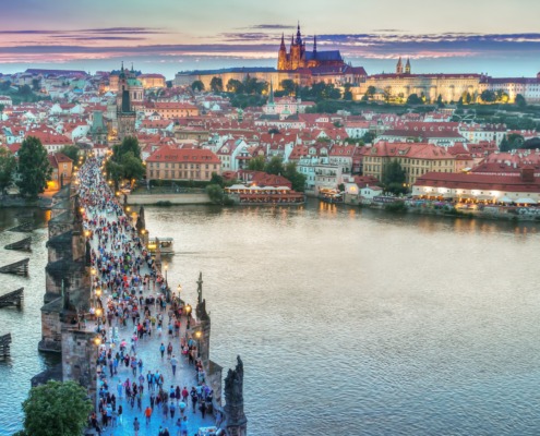Durango CO to/from Prague Czech Republic flight deal from $497rt